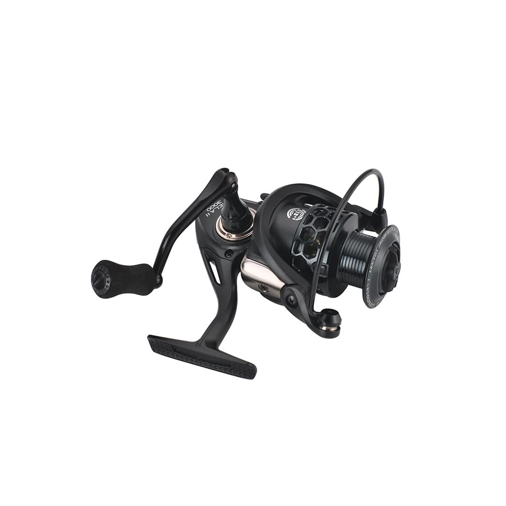 Honeycomb Hollow Line Cup Black Fishing Reel Spinning Wheel Luya Round Sea Rod Rock Fishing Reel
