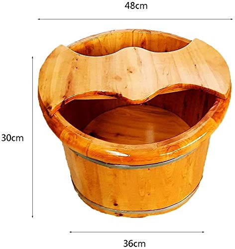 Masajeador de pies de madera BABYCE con tapa y masajeadora miniatura 2