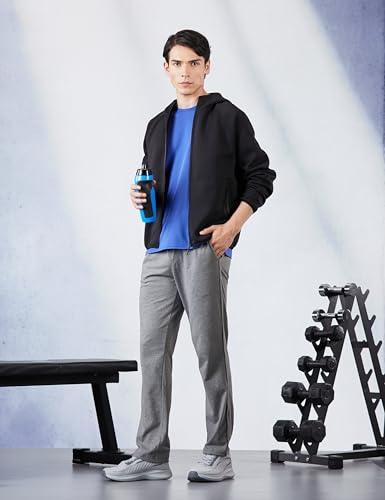 Image of Jockey 9500 Men Super Combed Cotton Rich Regular Fit Trackpant with Side Pockets