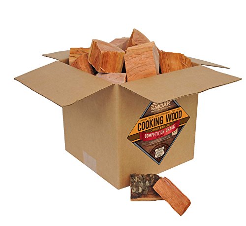 Smoak Firewood Cooking Wood Chunks - USDA Certified Kiln Dried (Cherry, 25-30 lbs)