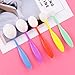 Yoseng 5 pcs Multi Sizes of Oval Ink Blending Brushes Ink Background Blender Paper Crafter Artist Tool for Crafting Painting, Drawing,Card Making,Stamp,Stencil