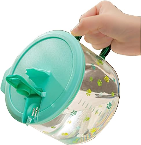 Ciotole for ramen, scodella for zuppa,/42oz Ciotola for spaghetti istantanei con manici, Ciotola for zuppa in vetro con coperchio, Ciotola for la colazione a forma di tazza, Ciotola for microonde, for