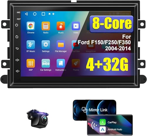 4+32G 8 Core Car Radio Stereo for Ford F150 2004-2008,