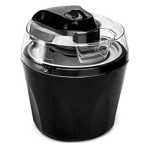 ALY Speiseeismaschine, Gefrierbehälter Eismaschine für Frozen Yoghurt, Sorbet und Eiscreme, schwarz – Bild 8