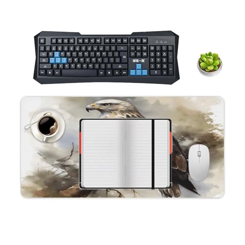 Mouse Pad grande estampado Watercolor de halcón 60x30 cm miniatura 4