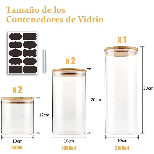 Consejos y comparativas para Comprar Contenedores de vidrio para alimentos listamos los 10 mejores. 26 Imagen adicional