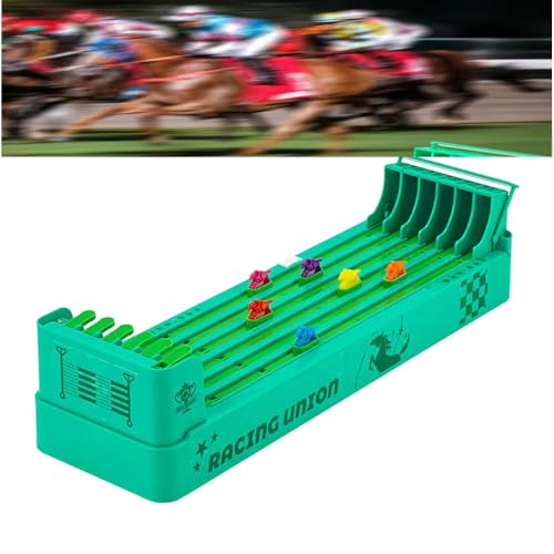LzYogL Juego de Mesa de Carreras de Caballos, Juegos de futbolín, Juego de Mesa de Carreras de Caballos eléctrico, Divertidos Juegos de Carreras de Caballos de Mesa, Juegos de Mesa para niños (Horse)