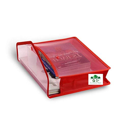 Image of G 1 Transparent A4 Size Document File | Storage Bag with Snap Button for Certificates /Legal Documents | Set of 5 | Plastic Bags | Documents File