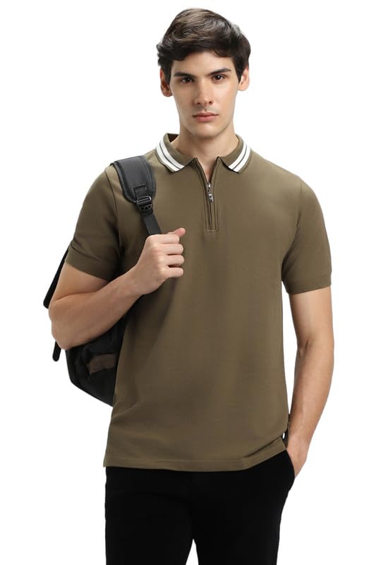 Image of Dennis Lingo Men's Cotton Slim Fit Polo T-Shirt