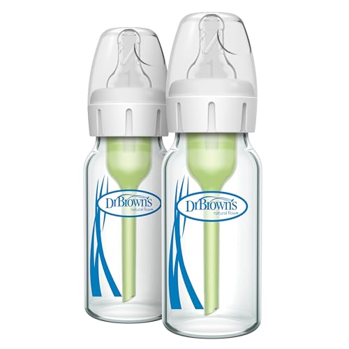 Dr. Brown's Natural Flow Anti-Colic Options+ Narrow Glass Baby Bo...