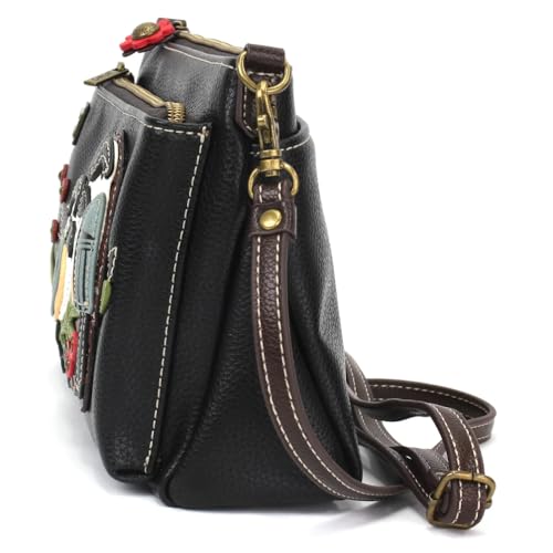 Chala RFID Protected Vegan Leather Deluxe Crossbody Bag3