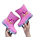 Shoes Rain Baby Cartoon Girls Rainboots Antislip Kids Rubber Boys Boys Boots Shoes for Boys Fashion (Pink, 17)