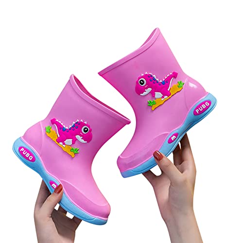 Kids Cartoon Rain Boots Toddler Dinosaur Rain Shoes Waterproof Boots for Boys and Girls Anti Slip Soft Sole Rubber3