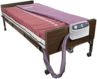 Drive Medical 14027 Med-Aire Low Air Loss Mattress Replacement System with Alternating Pressure, Dark Purple