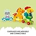 LEGO DUPLO My First Animal Train Building Set and Horse Toy, Educational Toy for Toddlers Ages 1-3 with 4 Animal Figures, Creative Nature Toy Birthday Gift for Animal Loving Preschoolers, 10412