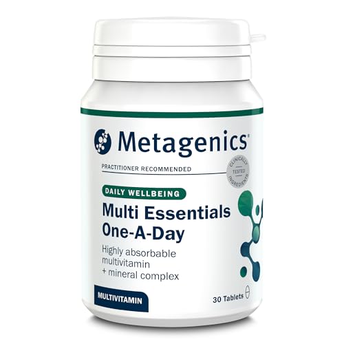 Metagenics - Multi Essentials One A Day Multivitamin - 26 Vitamins & Minerals - Vegetarian and Vegan - 30 Tablets
