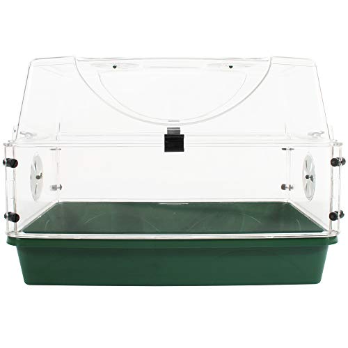 Earlygrow Medium Seed And Herb Domed Propagator With Vented Side Height Extension And Security Clip Set,Green #TOP2