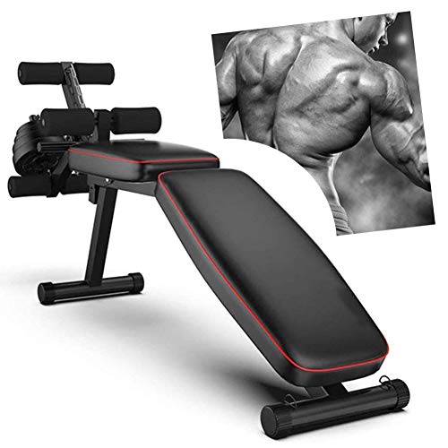 Rong-- Bancos Banco De Pesas Plegable Pesa De Gimnasia Aparador Silla De Ejercicios para El Hogar Musculacion Ajustable, Multifuncional Abdominales Siéntese para El Cuerpo Completo Entrenamiento