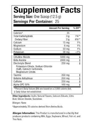 Image of Driven PREWOD Energy Drink Powder, 25 Servings - Pre-Workout Supplement wit- Boosts Energy, Focus, Strength, & Endurance for High-Intensity Training (Performace, Rocket Pop)