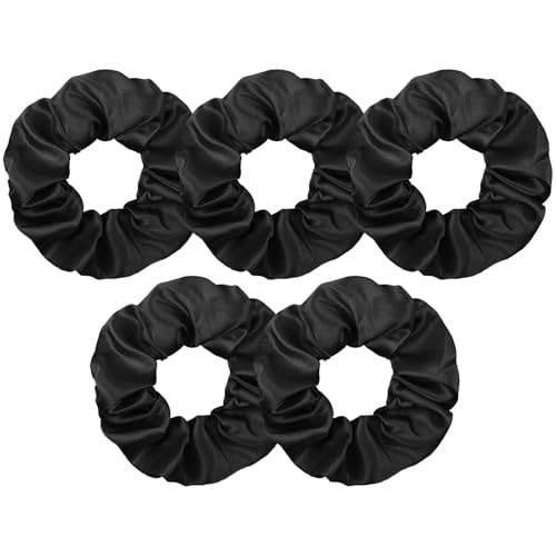 【Esperienza Confortevole】:I nostri graziosi elastici per capelli in raso sono più morbidi e più comodi dei normali elastici per capelli e non tireranno o spezzeranno i capelli come i normali elastici per capelli o elastici per capelli.