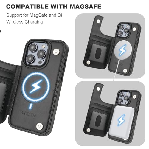 Coque antichoc iPhone 15 Pro protégeant vos cartes et compatible MagSafe