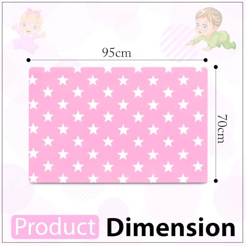 Image of GLUN Fleece Baby Blanket for Newborn, Pack of 2 Different Colours Pink & Navy Blue Combo, All-Season Blanket Ultrasoft Baby Blanket for Babies
