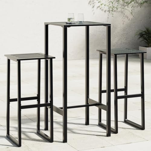 Ensemble de bar de jardin résistant max 110 kg pour petit balcon et cour