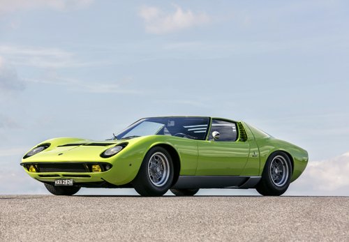 �|�X�^�[ A4 �p�^�[��D ���E�̃X�[�p�[�J�[�uLamborghini Miura P400 S�v ����v�����g