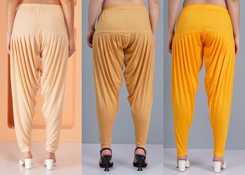 Image of Buy That Trendz Patiala Salwar for Women Relaxed Fit Viscose Patiyala Salwar Harem Bottom Pants