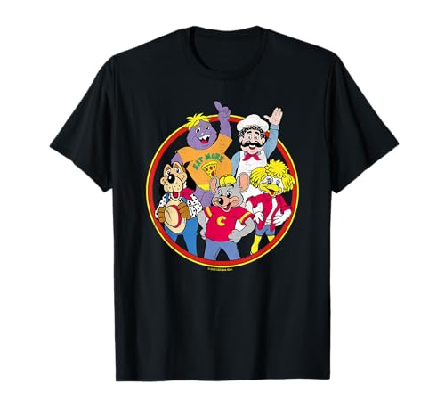 Chuck E. Cheese Vintage Friends Group Shot T-Shirt