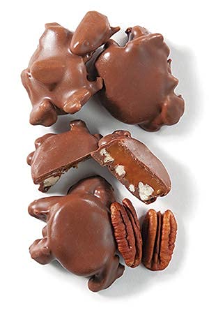 Kathryn Beich Katydids Candy (2 tins) : Kathryn Biech Original Milk Chocolate Caramel Pecan Clusters. The Turtles in the Famous Gold Tin Pack of 2, 8 Ounce (Pack of 2)