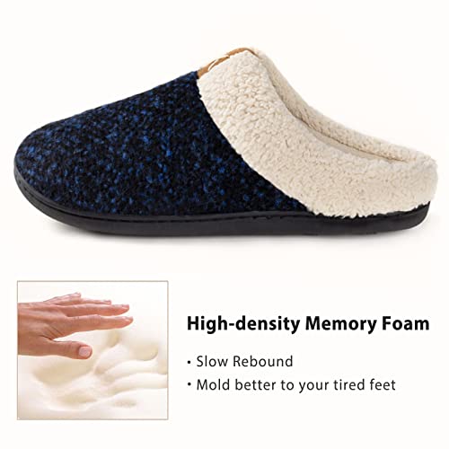 Image of ULTRAIDEAS Women's Indoor Bedroom Slipper with Memory Foam, Gift for Women, Wool-Like House Shoe with Anti-Skid Rubber Sole for Ladies