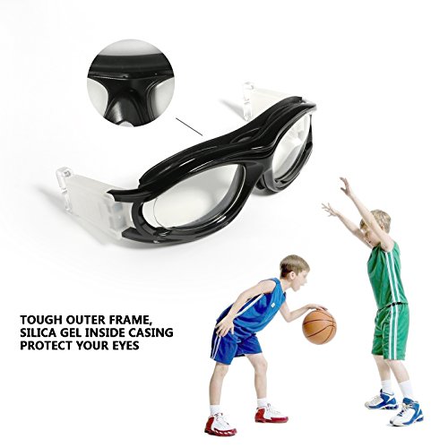 image for GGBuy Outdoor Sports Basketball Glasses with Adjustable Elastic Wrap S