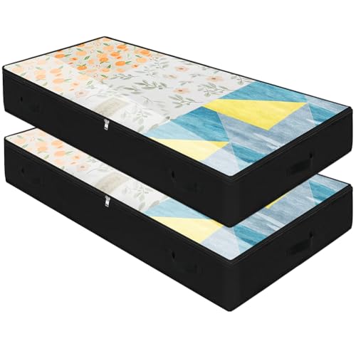 Lot de 2 boîtes de rangement souples et anti-poussière pour le li...