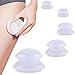 Produktbild CreBeau Anti Cellulite Cup, Schröpfglas Silikon Schröpfen 5 Stück Schröpfgläser Set Cups Cellulite Schröpfen Körper Gesicht Anti Cellulite Vakuum Therapie Tassen Zuhause Spa Gesundheit