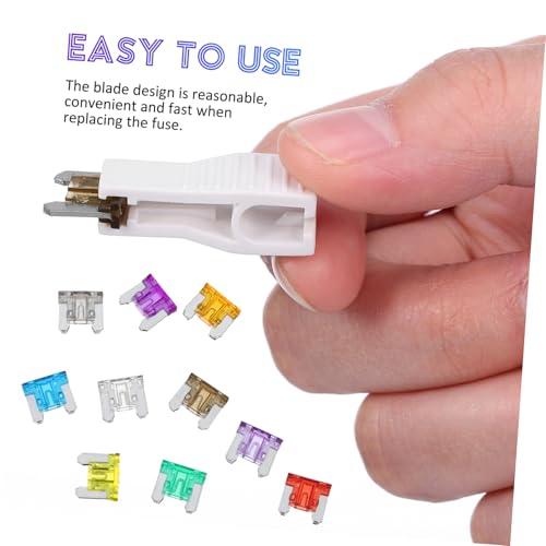 Ciieeo 120 piezas Kit de fusibles automotrices con sistema de identificación rápida para coche, RV, barco y camión miniatura 2