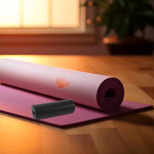 VALICLUD Compact Foam Roller Black Hollow Small Muscle Roller para masaje de tejido profundo para entrenamiento de yoga y relajación fitness miniatura 5
