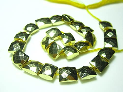 Pyrite dorée pour création de bijoux bohèmes chic en perles briolettes