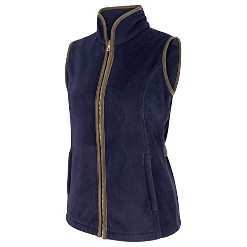 Image of Hoggs of Fife - Ladies Stenton Fleece Gilet Navy 12-14 UK