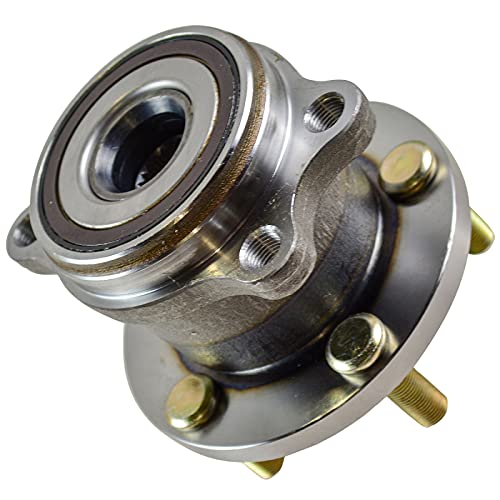 Image of TRQ 2 Piece Front Rear Wheel Bearing & Hub Assembly Set Compatible with 2005-2009 Subaru Legacy Outback