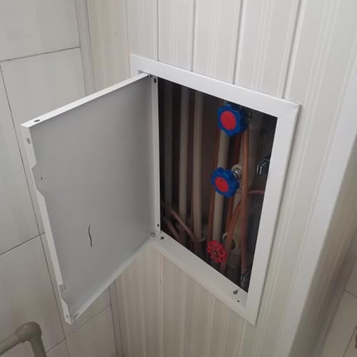 Magnetic Attic Inspection Panel - 16x32 Inch Access Door for Easy Wall/Ceiling Access, Plumbing & Electrical Service Hatch, White Vent Click Opening Design