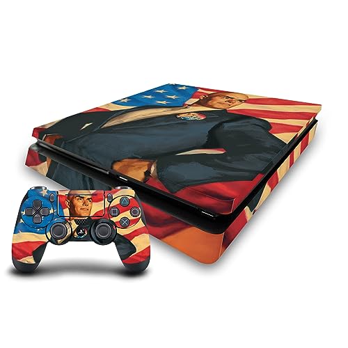 Skin PS4 Slim Lex Luthor Head Case Designs autocollant vinyle avec housses manette DualShock 4