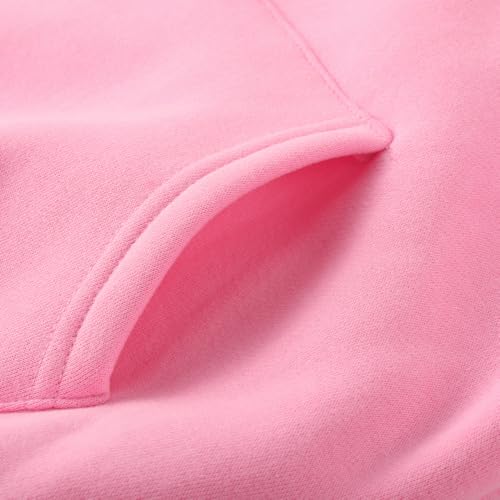 Image of Spring&Gege Youth Solid Fleece Hoodies Pullover Hooded Sweatshirts for Children (3-12 Years)