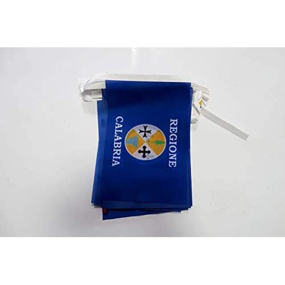 AZ FLAG Calabria Bunting 20 ft 20 flags Light Polyester