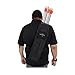 SAS Archery Back Arrow Quiver Hunting Target with Two Front Pockets (Black, Right)
