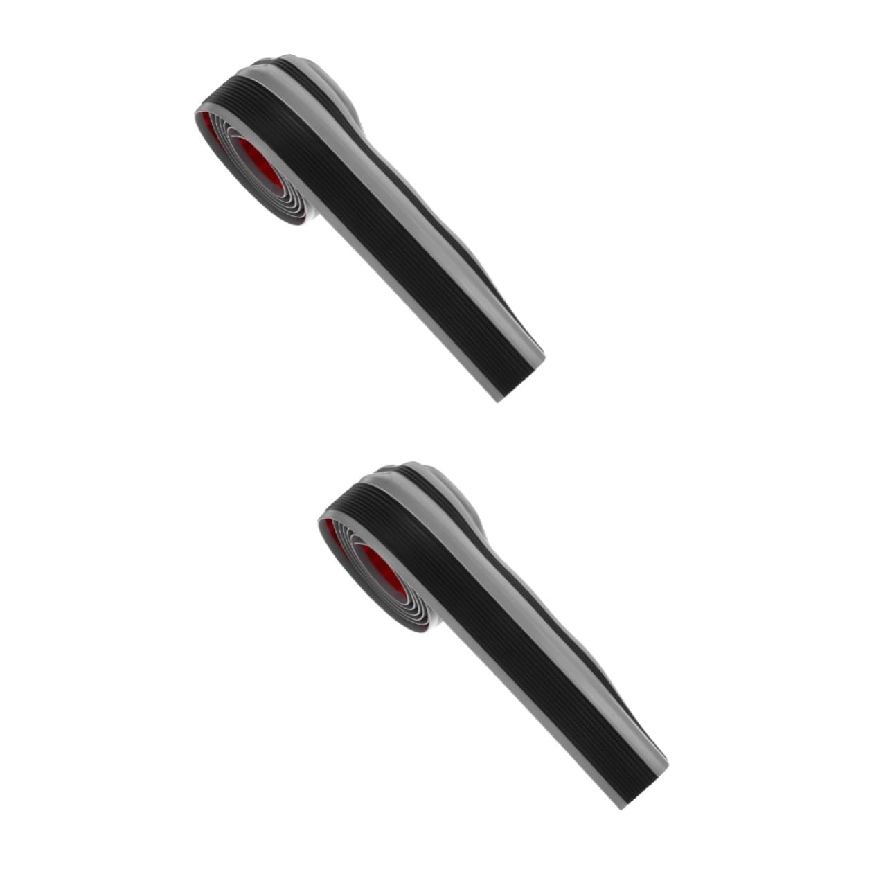 Mikikit 2 Rolls Self-Adhesive Stair Edges Protector in PVC Anti-Slip Stair Tape Strips for Safety