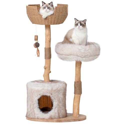 Mueble Arenero Torre De U00e1rbol Para Gatos Con Caja De Arena