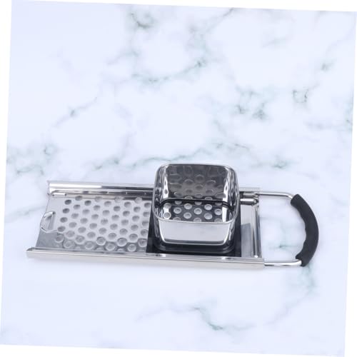 Rallador multifuncional de acero inoxidable con mango ergonómico miniatura 7