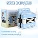 10 Keys Kids Accordion, Horse Button Accordion Toys Accordian Mini Musical Instruments Button for Child Children Kids Toddlers Beginners (Light Blue)
