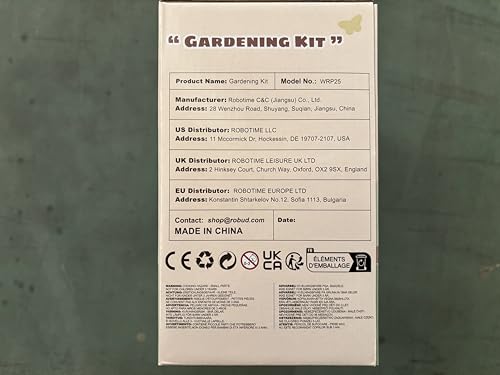 ROBUD Kids Gardening Set, 18 PCS Toddler Garden Tools Kit with Apron, Gloves, Shovel, Fork, Watering Can, Cylinder Scoop, Outdoor Educational Toys for Boys & Girls Ages 3+ 15 ROBUD Kids Gardening Set, 18 PCS Toddler Garden Tools Kit with Apron, Gloves, Shovel, Fork, Watering Can, Cylinder Scoop, Outdoor Educational Toys for Boys & Girls Ages 3+ - Image 15